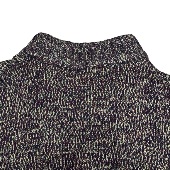 Westbound Woman Sweater Vest Jacket Size 2XL Purple Gray Knit Silver Full Zipper - Picture 6 of 9